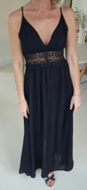 VANDA maxi dress black