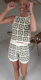 IVA crochet set khaki