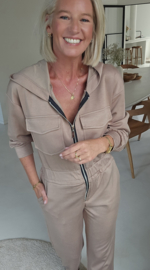 ANA sweatshirt jumpsuit taupe
