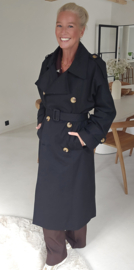 KAROLINA trench coat black