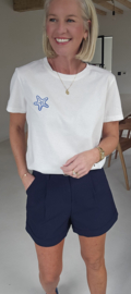 STARFISH cotton T-shirt blue