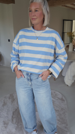 STRIPE AFFAIR longsleeve blue