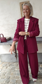 MARLY suit blazer burgundy