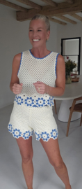 IVY crochet set blue