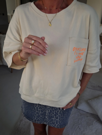 OFFLINE cotton tee beige