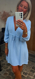 GUUS tetra dress pastel blue