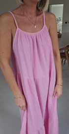 SANTORINI maxi tetra dress baby pink