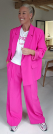 BILLIE-JEAN suit pants fuschia