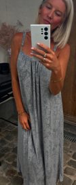 DODI maxi terry dress grey