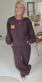 PERFECT sweatshirt chocolat