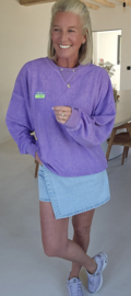 YOU CAN terry sweatshirt lilac