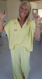 SAMI terry set yellow
