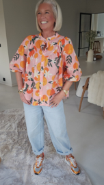 BLOOM ESCAPE blouse citrus crush
