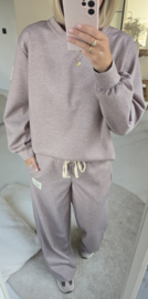 ANDIE jogger set taupe