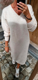 LYNA maxi knit dress beige