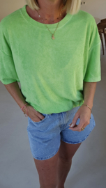 DANA terry T-shirt fresh green