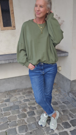 POCKET sweatshirt khaki
