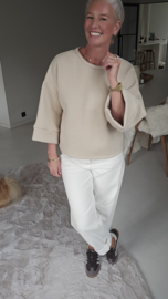 CLOUDY COURT sweatshirt beige