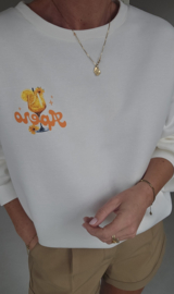 APERO  sweatshirt white
