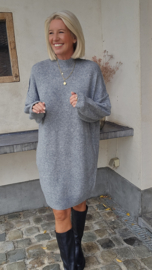 JANIE midi knit dress grey