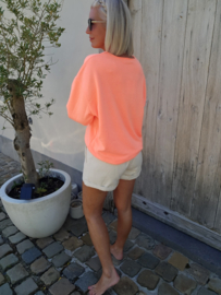 ICONIC sweatshirt neon peach