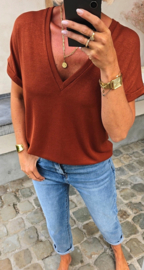 INA viscose tee terra