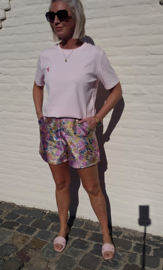 DARCEY shorts flowered lilac