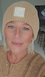 SMILEY beanie camel