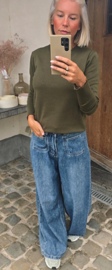 BASIC knit khaki