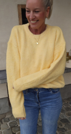 BEZIERS soft knit zonnekes yellow