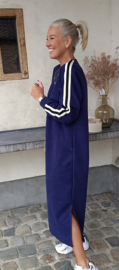 TILLY maxi sweatshirt dress navy