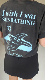 SURF CLUB cotton T-shirt black