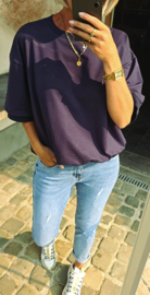 BREE cotton sweathirt navy