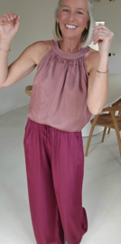 INES satin top soft terra