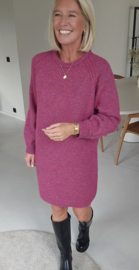 SELMA knit dress raspberry