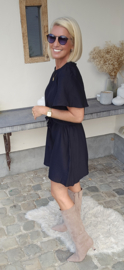 CHALIZE viscose dress black