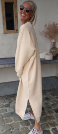 ROBYN maxi sweatshirt fleece dress vanilla