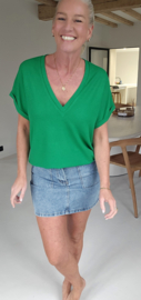 INA viscose tee green