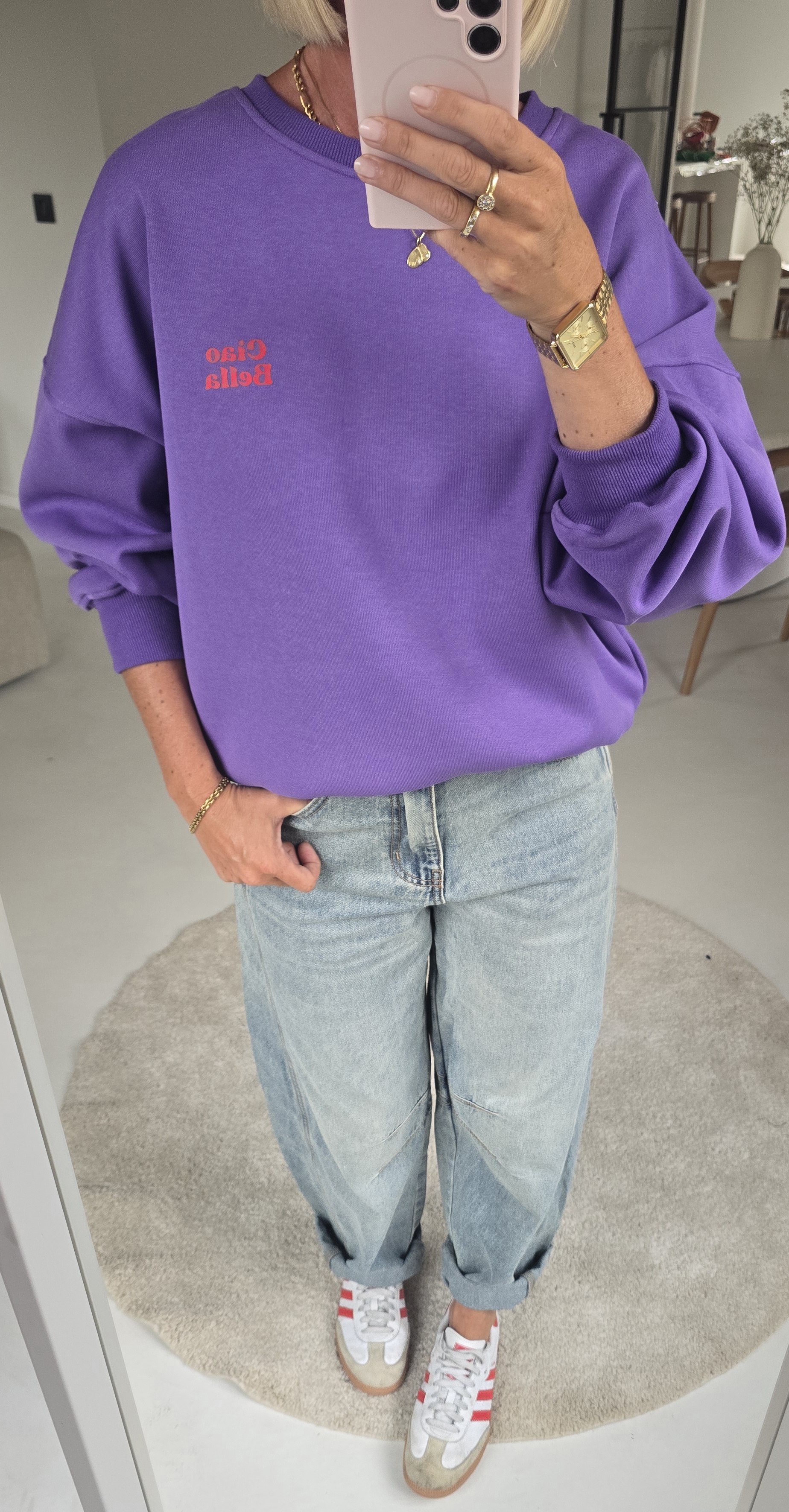 CIAO BELLA sweatshirt violet