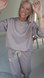 ANDIE jogger set taupe