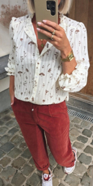 MELODI loose corduroy pants sienna