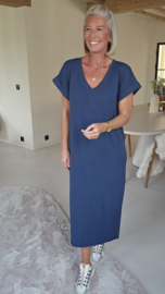 MELTE maxi T-shirt dress navy