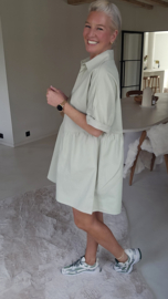 JULIA shirt dress mint