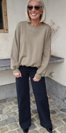 POCKET sweatshirt taupe