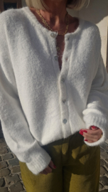 LIESJE cardigan white