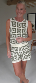 IVA crochet set khaki