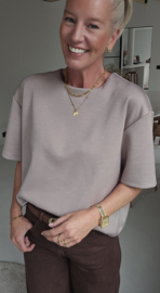 JOJO T-shirt tee taupe