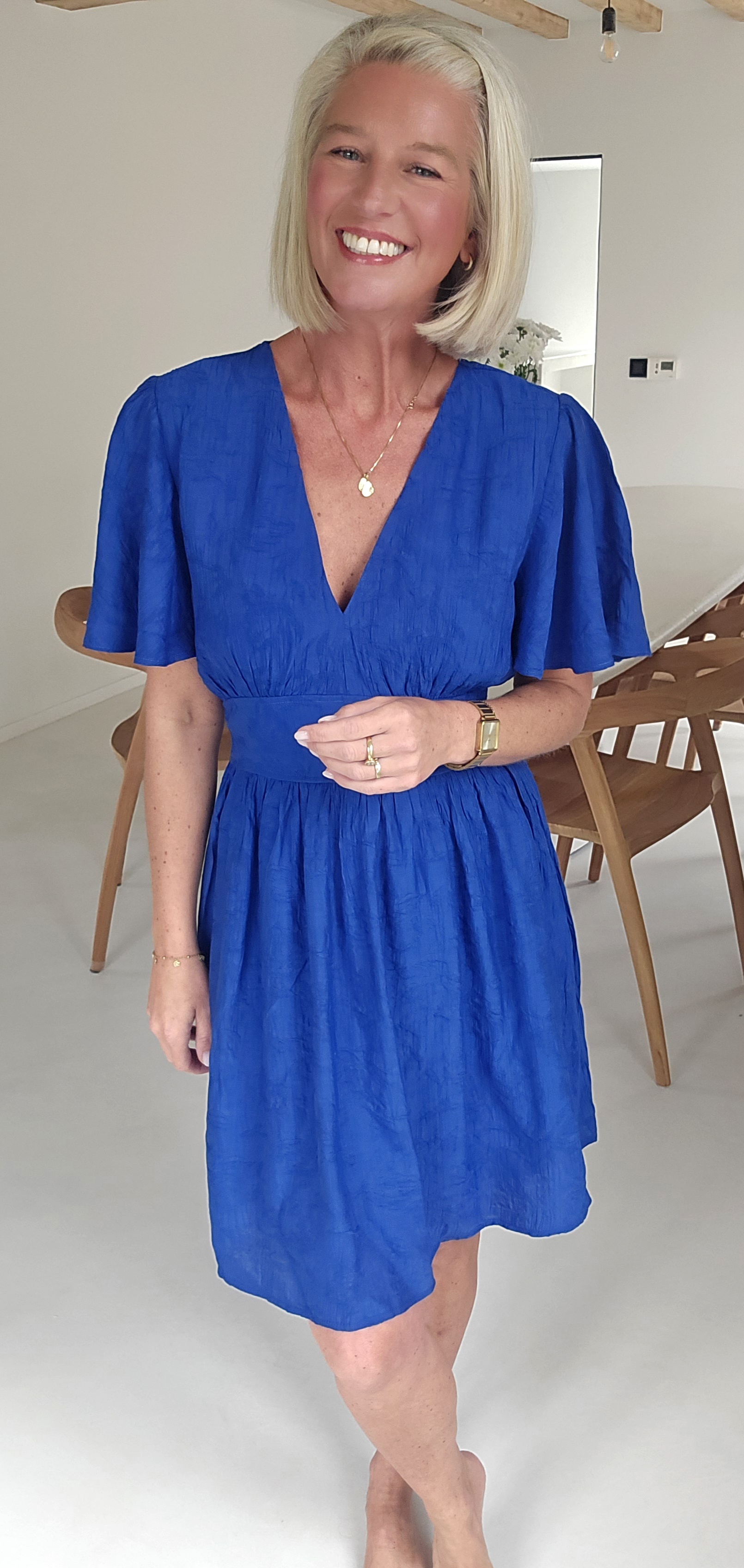 KIERA party dress kobalt blue