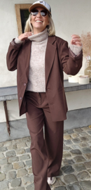 COLETTE suit blazer chocolat
