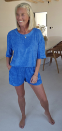 DANA terry T-shirt royal blue